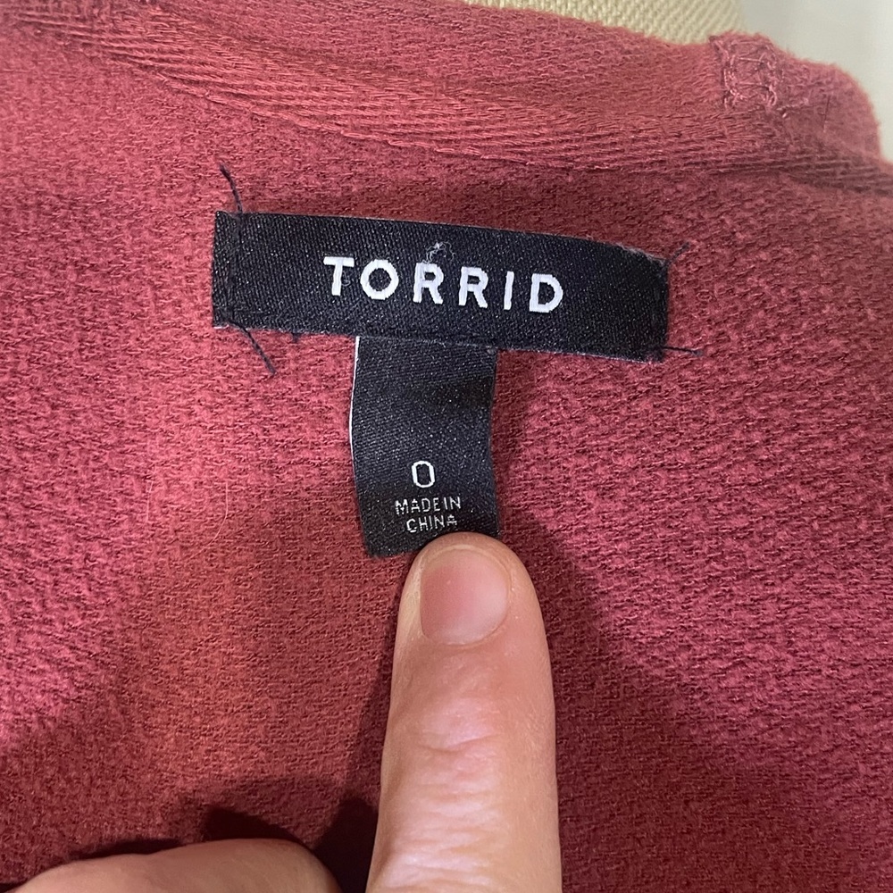 Torrid Twill Essential Anorak Terracotta Utility Hooded Jacket  Size 0 - Picture 10 of 12